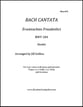 Cantata Erwunschtes Freudenlict BWV 184 Two-Part choral sheet music cover